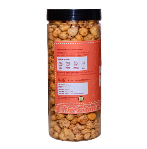 MRG Dry Fruits Roasted &Tangy Tomato Flavored Makhana, Crispy & Healthy - Image 2