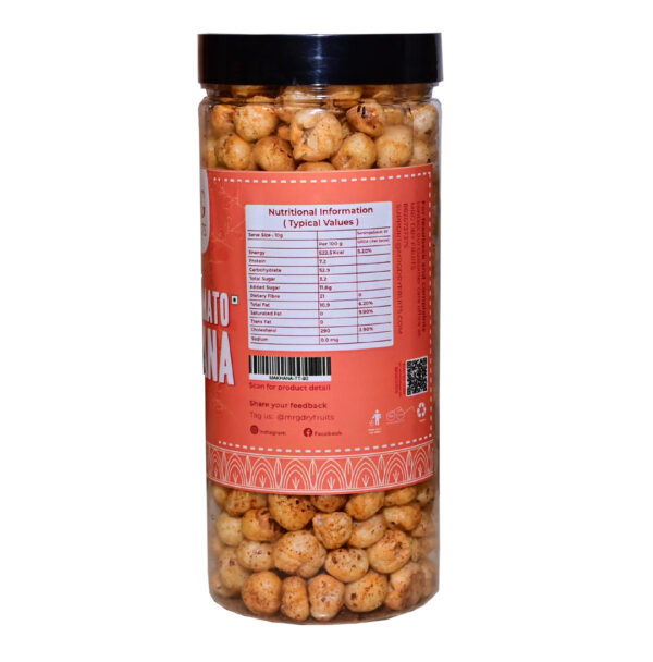 MRG Dry Fruits Roasted &Tangy Tomato Flavored Makhana, Crispy & Healthy - Image 3