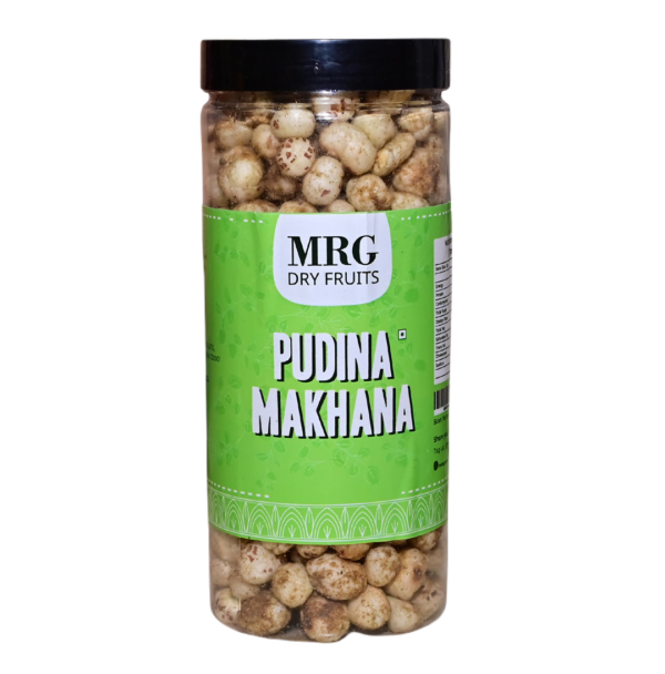 MRG Dry Fruits Roasted & Pudina Flavored Makhana, Crispy & Healthy - Image 2