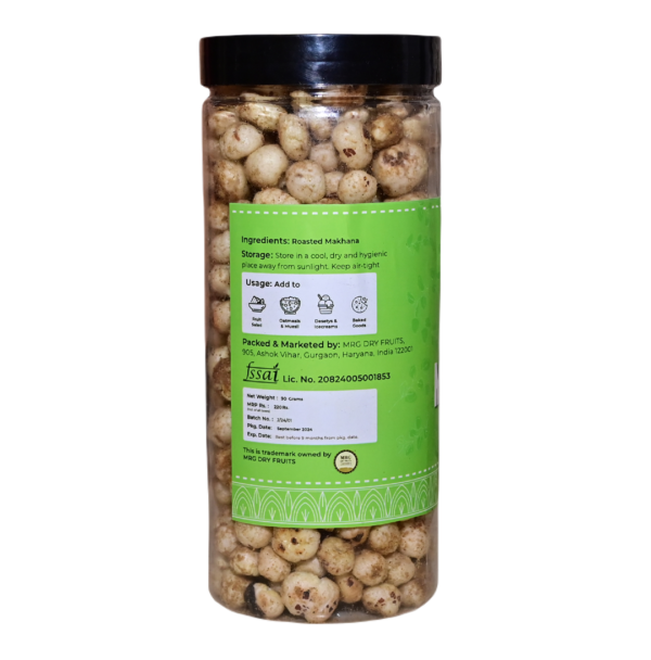 MRG Dry Fruits Roasted & Pudina Flavored Makhana, Crispy & Healthy - Image 3