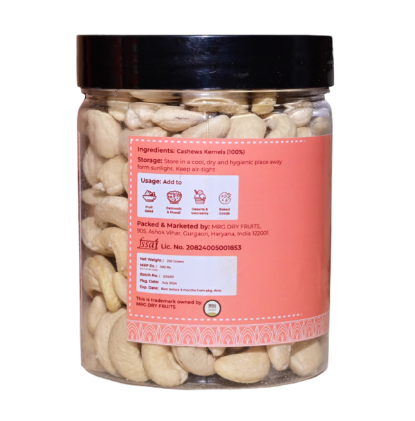 King Size Cashews 250 gram - Image 3